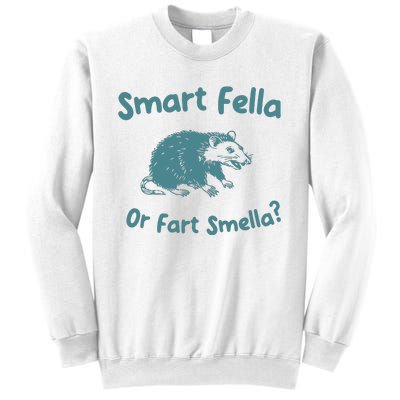 Smart Fella Or Fart Smella Vintage Style Sweatshirt