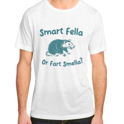 Smart Fella Or Fart Smella Vintage Style Adult ChromaSoft Performance T-Shirt