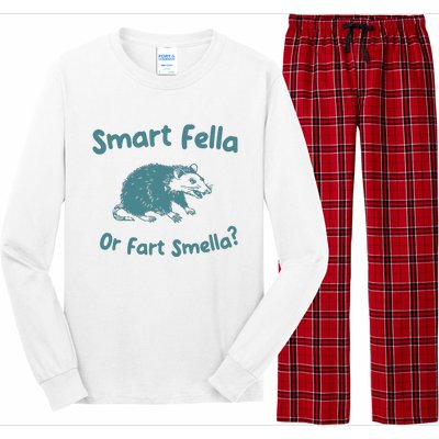 Smart Fella Or Fart Smella Vintage Style Long Sleeve Pajama Set