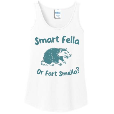 Smart Fella Or Fart Smella Vintage Style Ladies Essential Tank