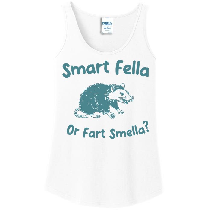 Smart Fella Or Fart Smella Vintage Style Ladies Essential Tank