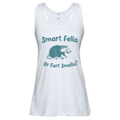 Smart Fella Or Fart Smella Vintage Style Ladies Essential Flowy Tank