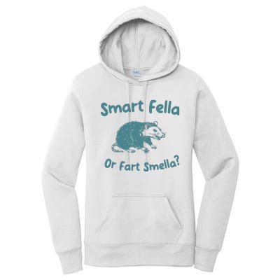 Smart Fella Or Fart Smella Vintage Style Women's Pullover Hoodie