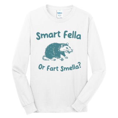 Smart Fella Or Fart Smella Vintage Style Tall Long Sleeve T-Shirt