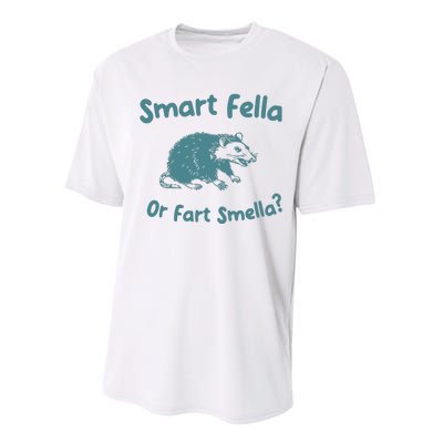 Smart Fella Or Fart Smella Vintage Style Performance Sprint T-Shirt