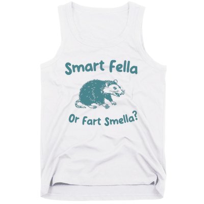 Smart Fella Or Fart Smella Vintage Style Tank Top