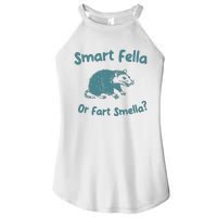 Smart Fella Or Fart Smella Vintage Style Women's Perfect Tri Rocker Tank