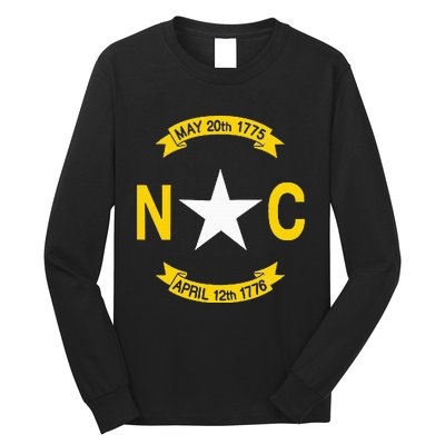 State Flag Of North Carolina Long Sleeve Shirt