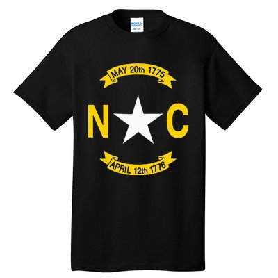 State Flag Of North Carolina Tall T-Shirt