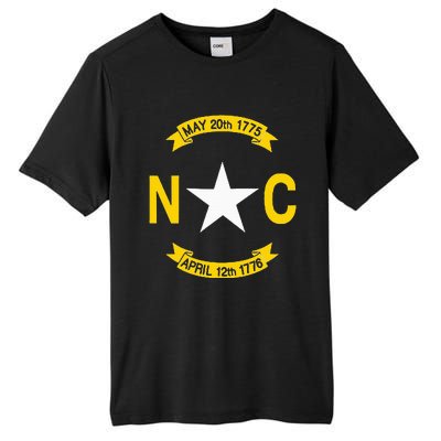 State Flag Of North Carolina Tall Fusion ChromaSoft Performance T-Shirt