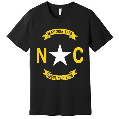 State Flag Of North Carolina Premium T-Shirt