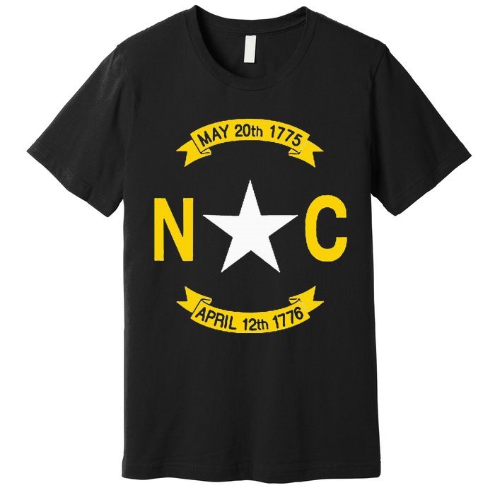 State Flag Of North Carolina Premium T-Shirt