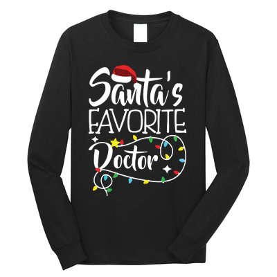 Santas Favorite OB/GYN Christmas Obstetrician Gynecologist Long Sleeve Shirt