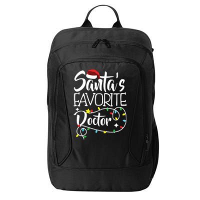 Santas Favorite OB/GYN Christmas Obstetrician Gynecologist City Backpack