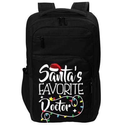 Santas Favorite OB/GYN Christmas Obstetrician Gynecologist Impact Tech Backpack