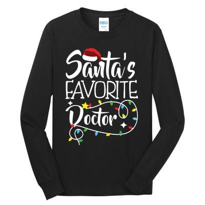 Santas Favorite OB/GYN Christmas Obstetrician Gynecologist Tall Long Sleeve T-Shirt