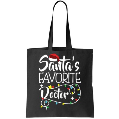 Santas Favorite OB/GYN Christmas Obstetrician Gynecologist Tote Bag