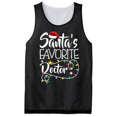 Santas Favorite OB/GYN Christmas Obstetrician Gynecologist Mesh Reversible Basketball Jersey Tank