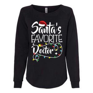 Santas Favorite OB/GYN Christmas Obstetrician Gynecologist Womens California Wash Sweatshirt