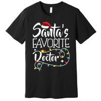 Santas Favorite OB/GYN Christmas Obstetrician Gynecologist Premium T-Shirt