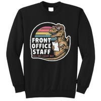 School Front Office Staff All Day Secretary Admin Dinosaur Sweatshirt