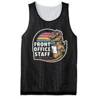 School Front Office Staff All Day Secretary Admin Dinosaur Mesh Reversible Basketball Jersey Tank