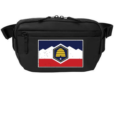 State Flag Of Utah New 2024 Beehive Banner Crossbody Pack