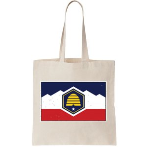 State Flag Of Utah New 2024 Beehive Banner Tote Bag