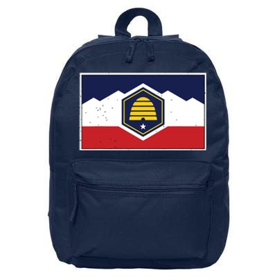 State Flag Of Utah New 2024 Beehive Banner 16 in Basic Backpack