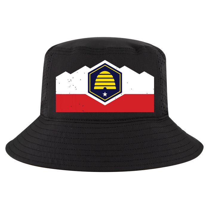 State Flag Of Utah New 2024 Beehive Design Cool Comfort Performance Bucket Hat