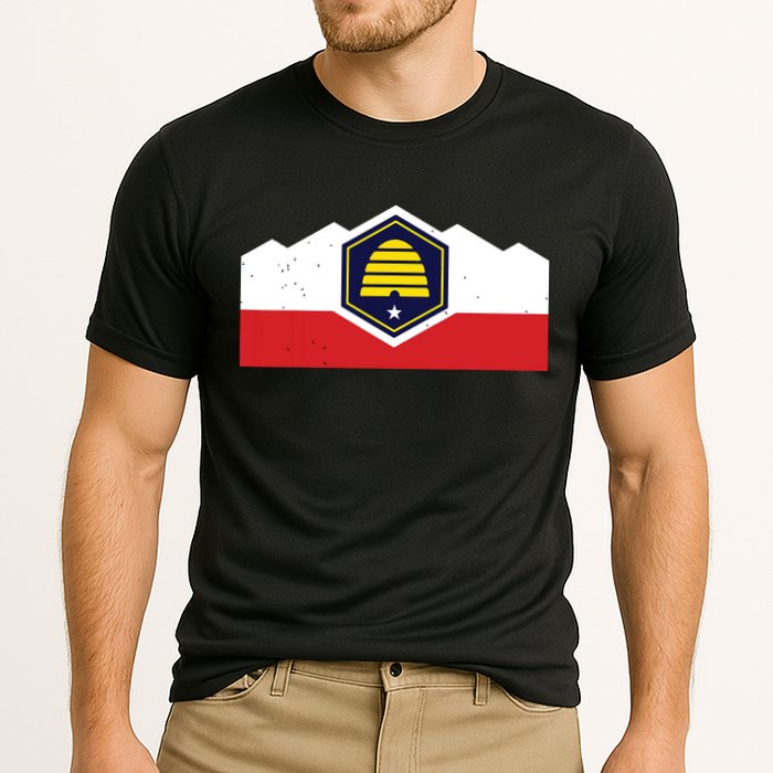 State Flag Of Utah New 2024 Beehive Design Performance Shirt