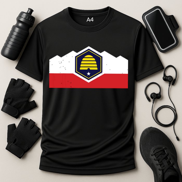 State Flag Of Utah New 2024 Beehive Design Performance Shirt
