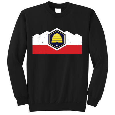 State Flag Of Utah New 2024 Beehive Design Sweatshirt
