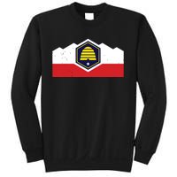 State Flag Of Utah New 2024 Beehive Design Sweatshirt