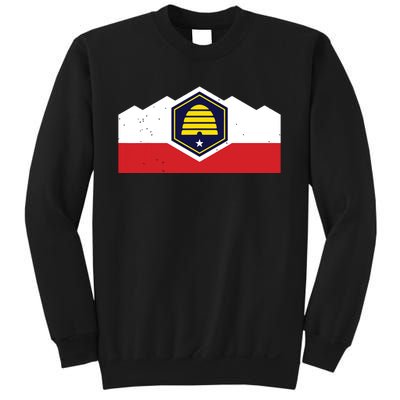 State Flag Of Utah New 2024 Beehive Design Sweatshirt