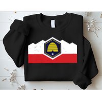 State Flag Of Utah New 2024 Beehive Design Sweatshirt