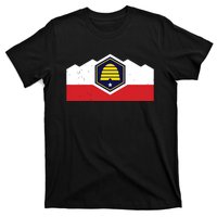 State Flag Of Utah New 2024 Beehive Design T-Shirt