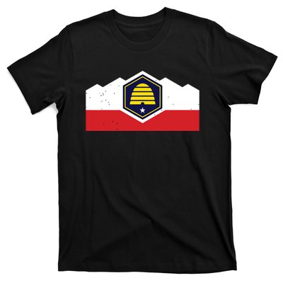 State Flag Of Utah New 2024 Beehive Design T-Shirt