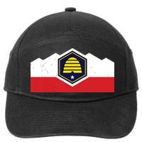 State Flag Of Utah New 2024 Beehive Design 7-Panel Snapback Hat
