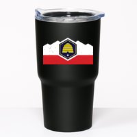 State Flag Of Utah New 2024 Beehive Design Tumbler