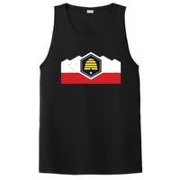 State Flag Of Utah New 2024 Beehive Design PosiCharge Competitor Tank