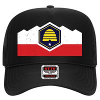 State Flag Of Utah New 2024 Beehive Design Trucker Hat