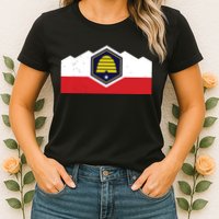State Flag Of Utah New 2024 Beehive Design Womens T-Shirt