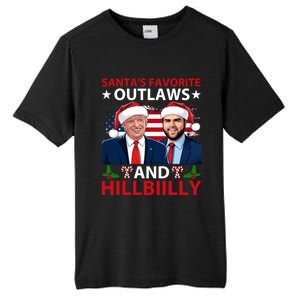 Santa’S Favorite Outlaws And Hillbiilly Trump Vance Christmas Funny Gift Tall Fusion ChromaSoft Performance T-Shirt