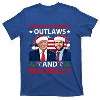 Santa’S Favorite Outlaws And Hillbiilly Trump Vance Christmas Funny Gift T-Shirt