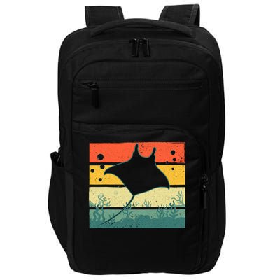 Stingray Funny Ocean Animal Impact Tech Backpack