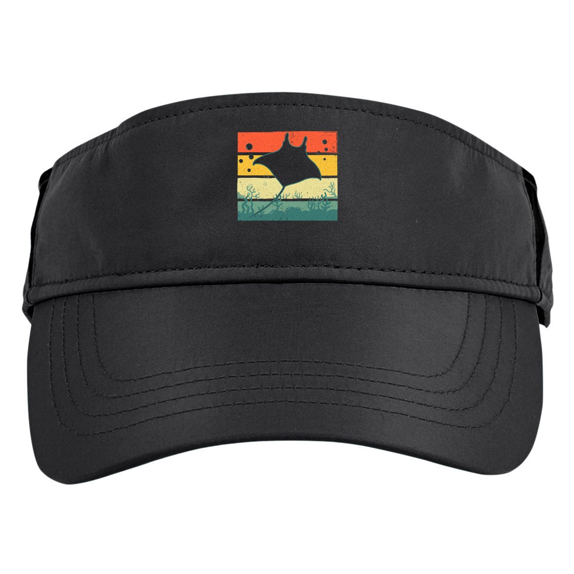 Stingray Funny Ocean Animal Adult Drive Performance Visor