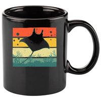 Stingray Funny Ocean Animal 11oz C Handle Ceramic Mug