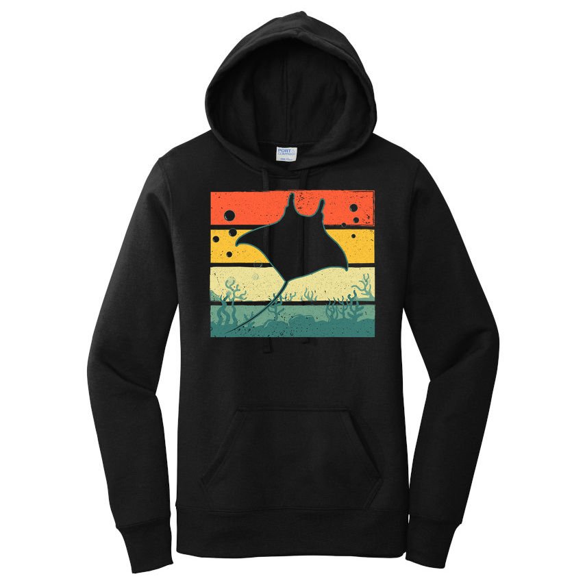 Stingray Funny Ocean Animal Women's Pullover Hoodie