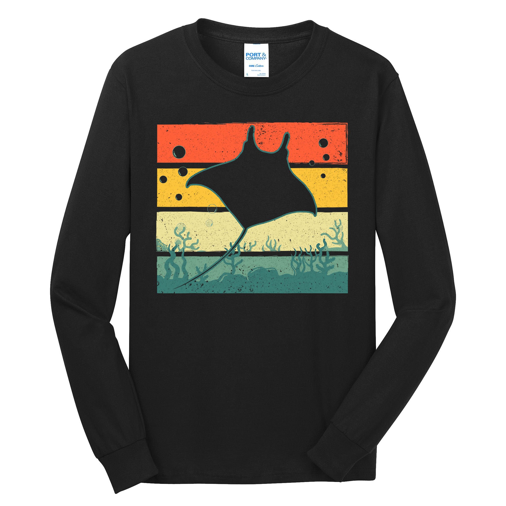 Stingray Funny Ocean Animal Tall Long Sleeve T-Shirt